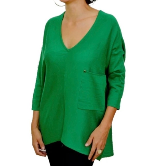 Kerisma Knits Raven Top Kelly Green - Picture 9 of 9